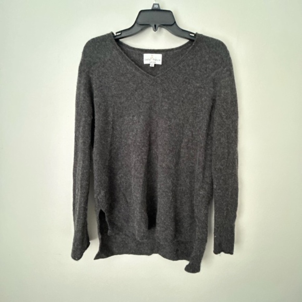 Luxurious Dark Gray‎ Cashmere sweater